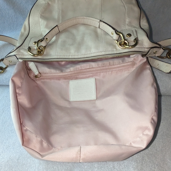 Coach Kristin woven leather satchel crossbody bag. F 23048 - Picture 10 of 13